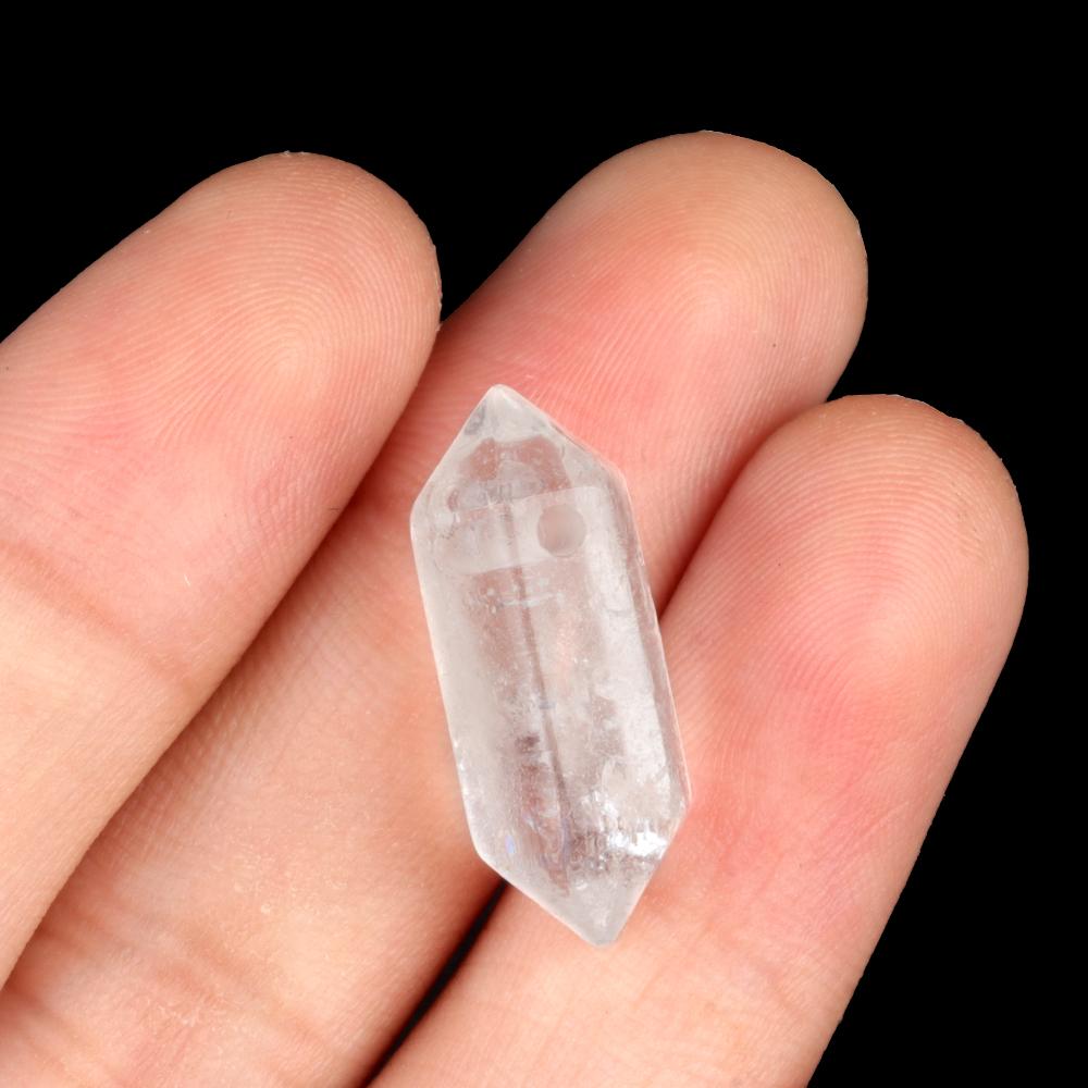 2 шт. серьги кулон натуральный камень шестиугольная колонна одно отверстие кулон для изготовления ювелирных изделий серьги ожерелье аксессуар своими руками