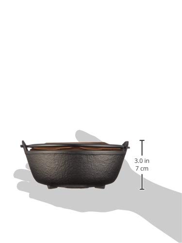 Nanbu Tekki Южный чугунный горшок Глубокий 16 см Выпечка 21