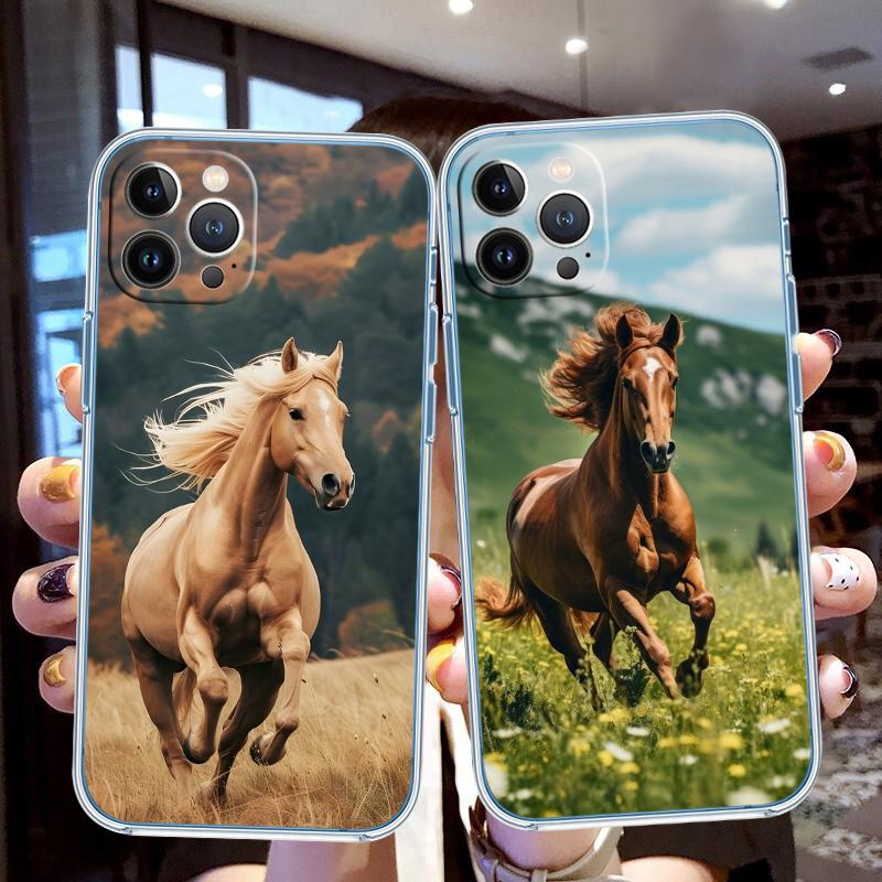 LO43 Fine Horse Phone Case for Motorola Moto E13 E15 E20 E22 E22I E22S E30 E32 E40 E7 E7I G Plus Power Play Stylus G22 G14