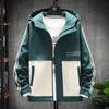 Весенняя куртка с капюшоном Мужская повседневная куртка Мужской красивый топ