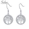 Sodrov Fashion Classic Life Tree Drop Earrings Natural Earrings Jewelry Cute Earrings For Women
