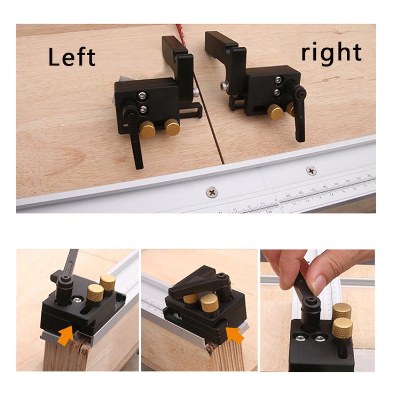 Ограничитель направляющей для Т-образных пазов, ограничитель желоба, локатор, руководство по деревообработке «сделай сам»