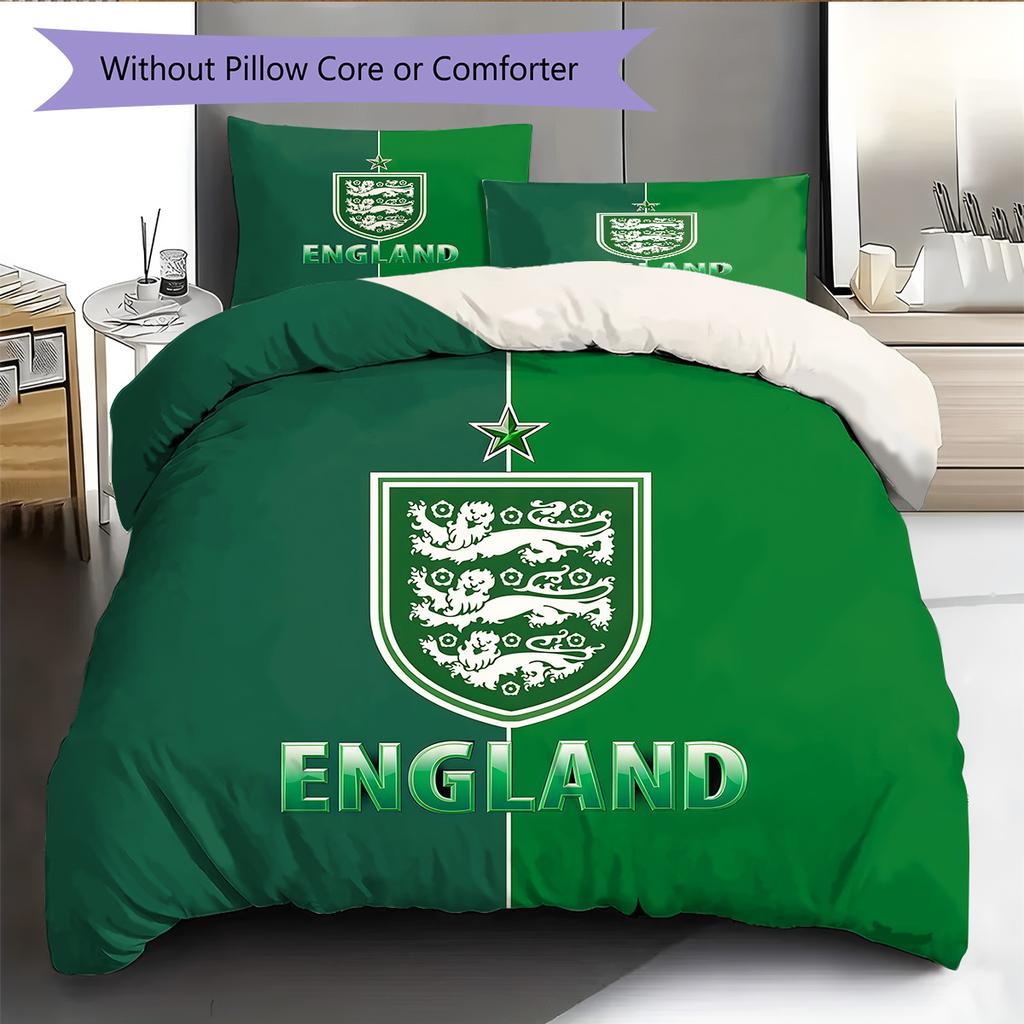 The Three Lions Pattern Bedding Quilt Set Home Decoration Gift (1 * duvet cover + 2 * pillowcase without core)