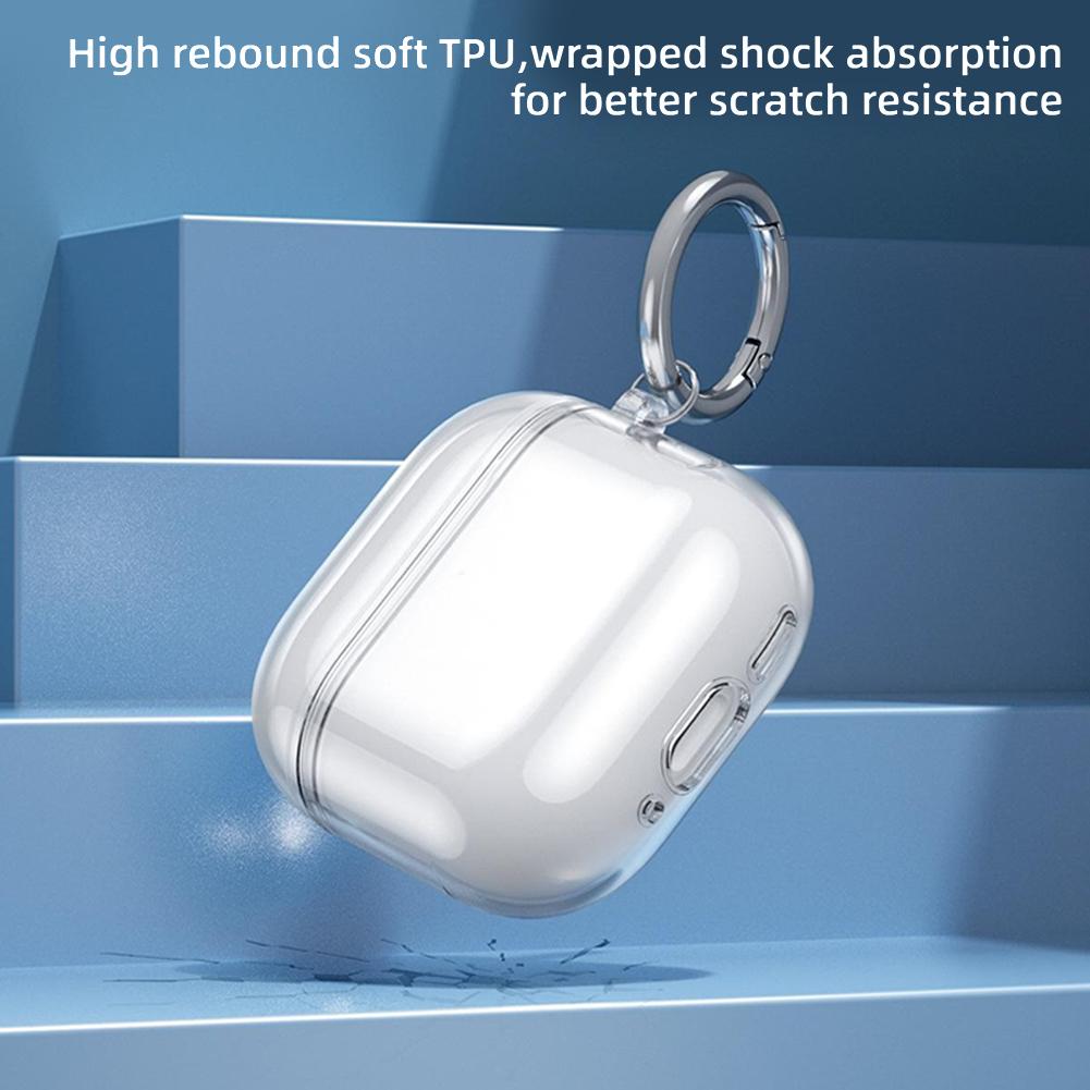 1 шт. прозрачный защитный чехол для наушников с крючком водонепроницаемые беспроводные наушники высокого качества F7E3