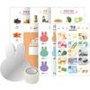 Складная ширма ArtiRabbit Peekaboo Baby + зеркало в виде кролика + набор соединительных лент, стандартные 6 предметов, корейские игрушки