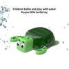 Детская игрушка для ванной без батареек Прекрасный мультяшный черепаха Водная игрушка Интересные успокаивающие интерактивные игрушки Ванная комната Ванна Душ Заводная игрушка Детский подарок