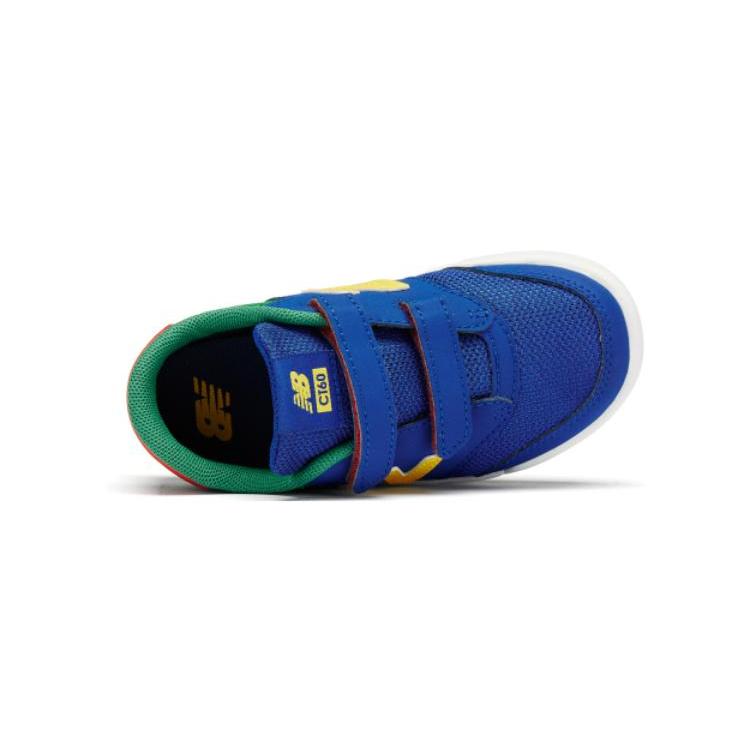New Balance NB CT60 Удобные Устойчивые к истиранию Низкие Детские Кроссовки Сине-Зеленые Для Младенцев и Малышей IVCT60BY