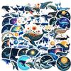 Waterproof Whale Stickers: Ocean themed vinyl decals for notebooks, luggage, instruments & more. Marine & decorative fun!