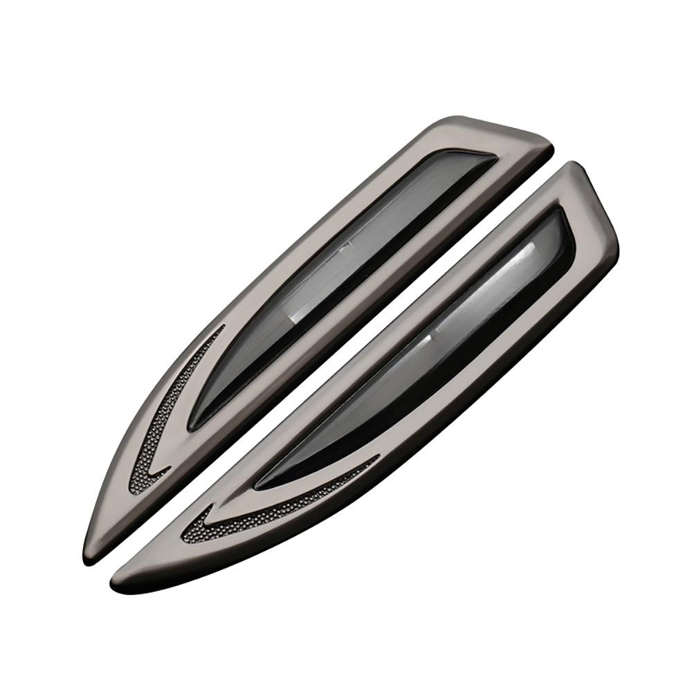 for Mercedes Benz Amg W205 W211 W204 W212 W213 W203 W176 2pcs Car Styling Side Fender Body Knife Emblem Stickers Decoration