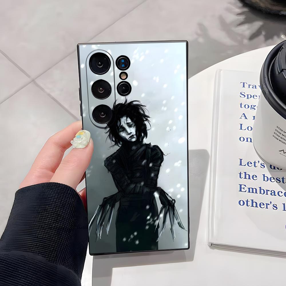 Retro Edward Scissorhands Phone Case For Samsung S26 Ultra S25 Edge Ultra S23 S22 S21 S20 Ultra Plus S24 Fe Cover