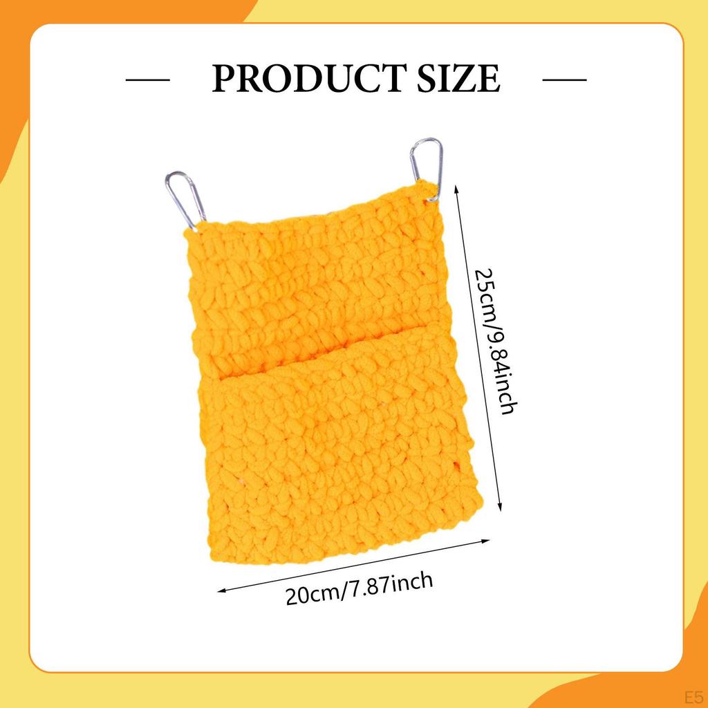 Guinea Pig Hammock Pet Cage Accessories Soft Hanging Bed Ferret for Small Animals