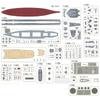 fujimi model 1/700 Kan NEXT series No.3 Japanese naval battleship Kii Super Yamato class battleship color coded plastic model Ship NX-3