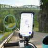 Кронштейн для навигации на руль, амортизатор, автоматическая блокировка, крепление для мобильного телефона, подставка для мобильного телефона на мотоцикл и велосипед, подходит для телефона с диагональю 4–7 дюймов