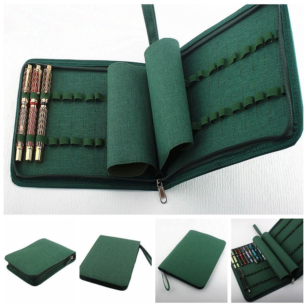 10 / 24 / 48 Отделений Вместительный Пенал для Ручек Контейнер для Ручек Сумка Прочный Канцелярские Товары для Студентов