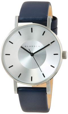 Часы Volare Silver Blue кожаный ремешок 36 мм WVO20SR007W Темно-синий [KLASSE14] Женские