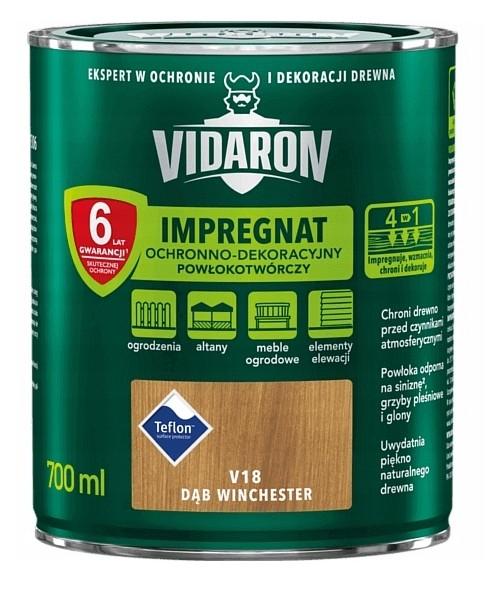 Vidaron Impregnat Ochronno-Dekoracyjny Powłokotwórczy Dąb Winchester V18 0,7L