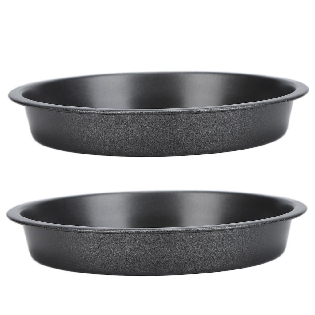 2 шт. Антипригарная форма для пиццы Глубокая утолщенная форма для выпечки из углеродистой стали для кухни, пекарни