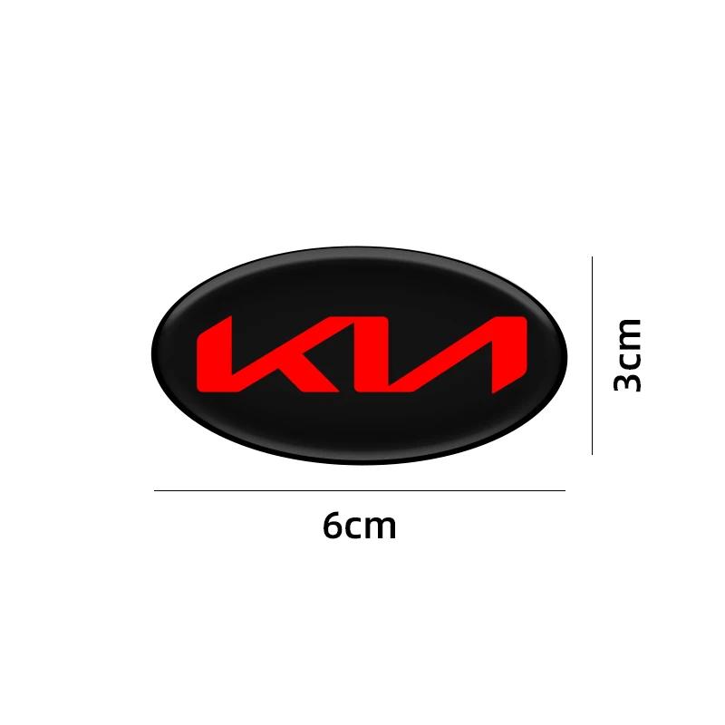 ACZ2  Car Steering Wheel Decoration Sticker Badge Auto Styling For Kia Rio Ceed Sportage Cerato Soul Decoration Accessories