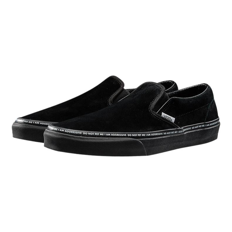 Sankuanz x Vans Classic Slip-On Год Собаки Унисекс Кроссовки Черные VN0A38F7PYD