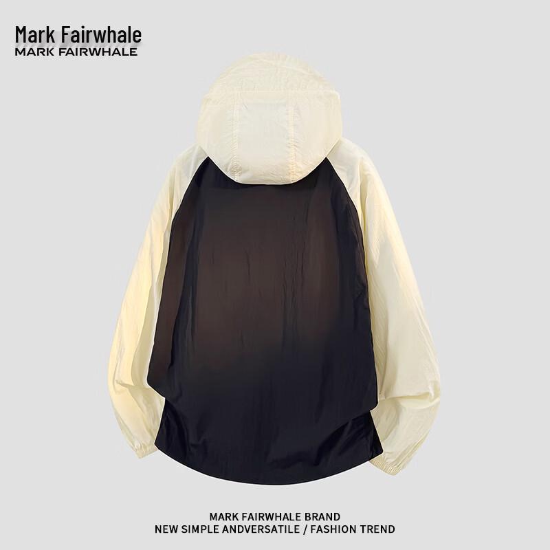 Mark Fairwhale Унисекс уличная куртка с капюшоном в полоску, защита от УФ, быстросохнущая