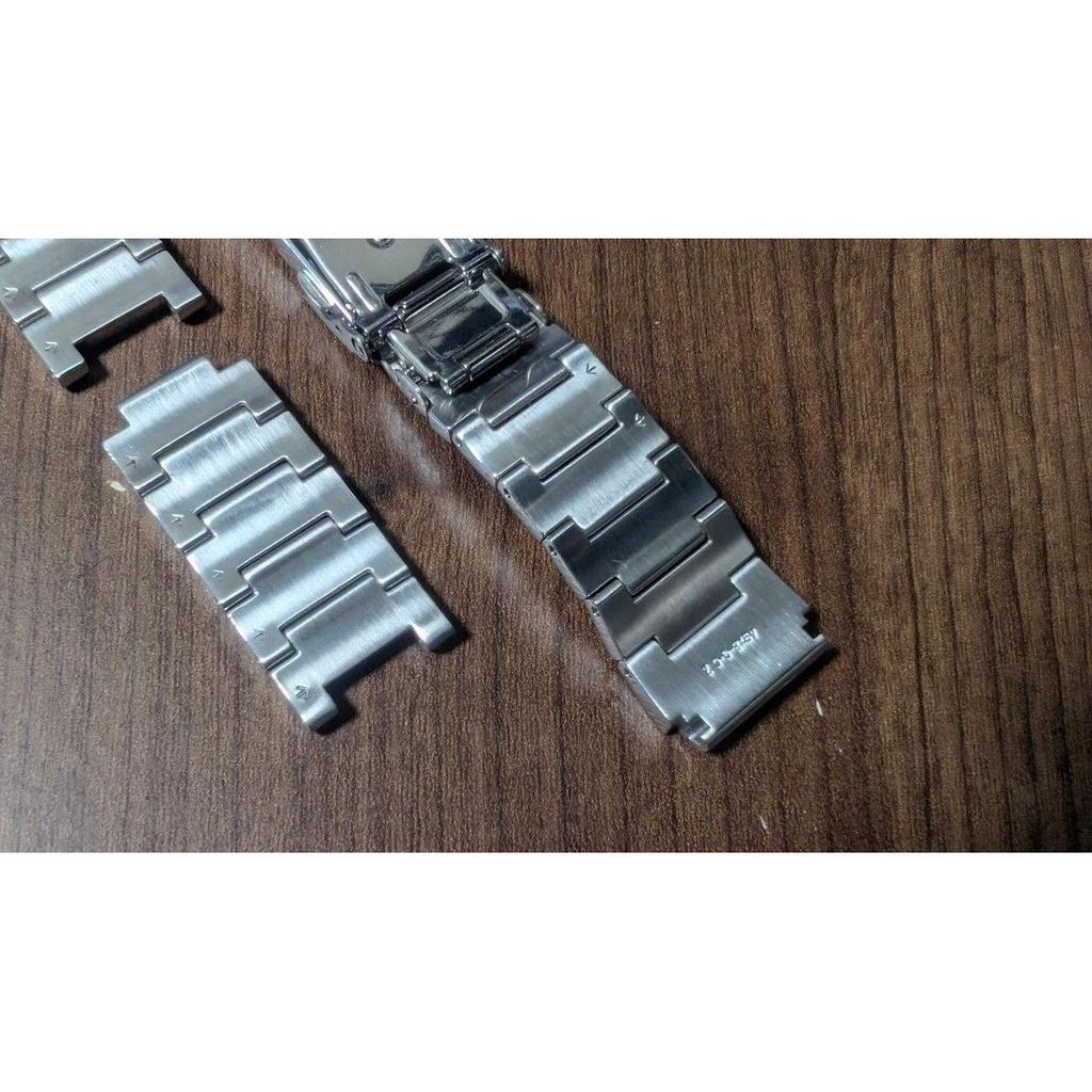 Б/у Оригинальный серебристый браслет-ремешок для часов SEIKO из нержавеющей стали Flight Master SNA411P1/413P1