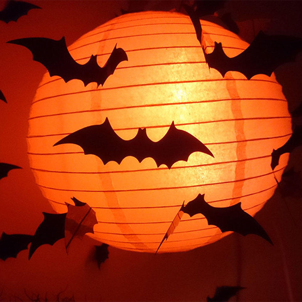 12pcs 3D DIY PVC Decal Home Decoration Halloween Party Decoration Bat Wall Sticker ARI