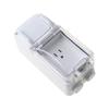 Weatherproof Outdoor Power Socket US Plug Electrical Wall Socket Electrical Power Receptacle with Cover Easy to Use