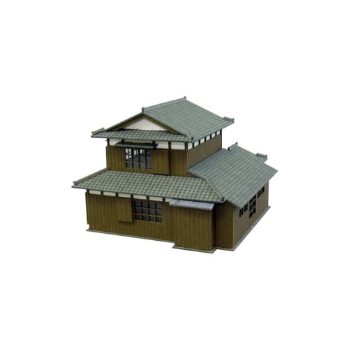 Sankei 1/150 Nostalgic Diorama Series House B Paper Craft