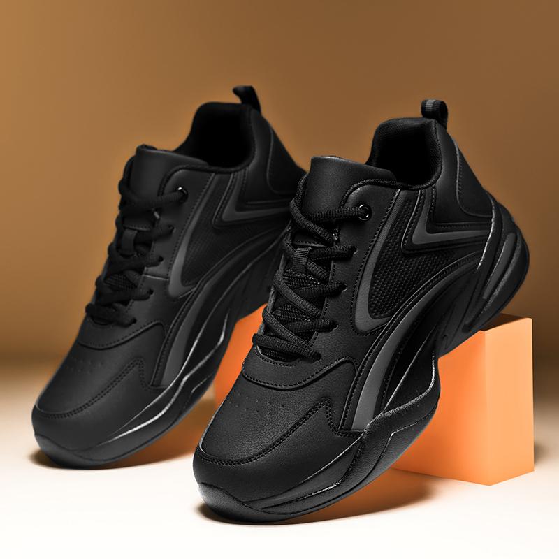 Летние мужские кожаные кроссовки с нескользящей подошвой Oxford, повседневные дорожные туфли, водонепроницаемые мотоциклетные ботинки