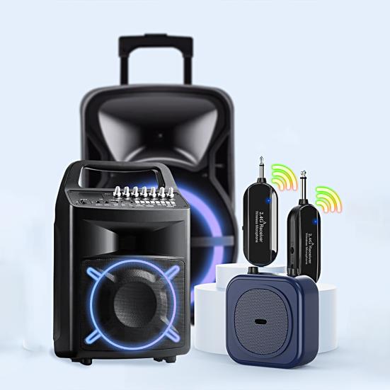 1 Комплект Гарнитура с Микрофоном Высококачественная Интеллектуальное Шумоподавление Plug Play 2.4G Беспроводная