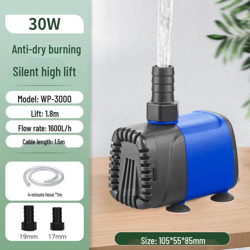 Мощный амфибийный погружной аквариумный насос для фильтрации и циркуляции