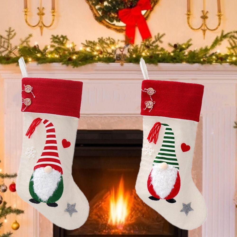 Personalized Christmas Stocking Pendants Unique Christmas Gift Bag  Home