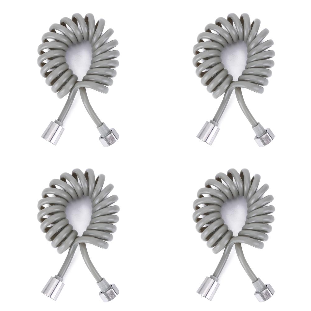 5-1 шт. 2/3/4 м Телефонная линия Душевой шланг Пластиковый шланг для водопровода Защита от перекручивания Мягкий шланг Трубка для туалета Биде Шатаф Распылитель