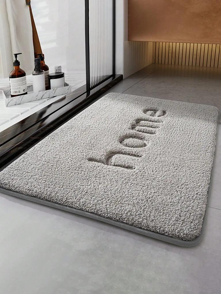 Коврик для ванной Leeseph из пены с эффектом памяти, коралловый бархат, супер нескользящие быстро впитывающие воду коврики для ванной комнаты, мягкие и удобные