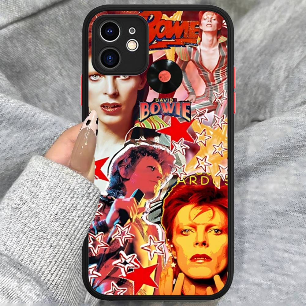 Classic D-DavidS Singer B-BowieS Phone Case For IPhone 11 12 13 14 15 16 Pro Plus X XS MAX Matte Bumper Shockproof Cover