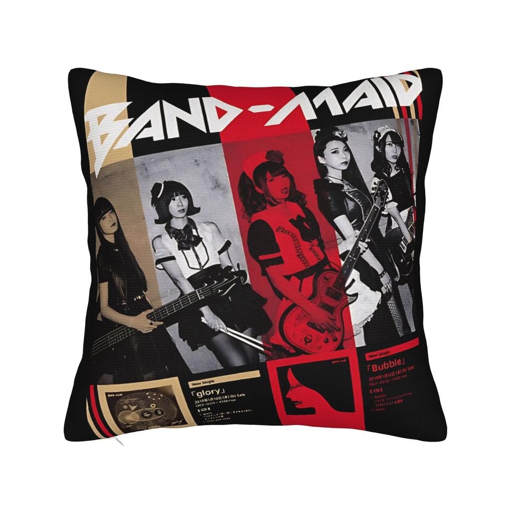 Birthday Band Maid Brand New Maid Square Pillow Cases Cushion Covers Awesome Zippered Decorative Pillowcase for Home x