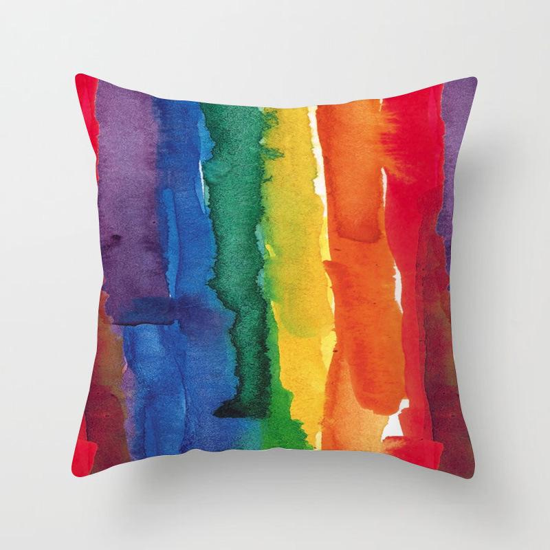 Скандинавский Фэнтези Геометрический Абстрактный Красочный Наволочка Офисная Подушка для Дивана Автомобильная Подушка Полиэстеровая Наволочка