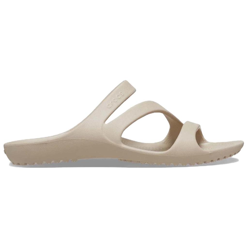 Crocs Kadee II Стильные и удобные женские шлепанцы бежевого цвета с защитой от истирания