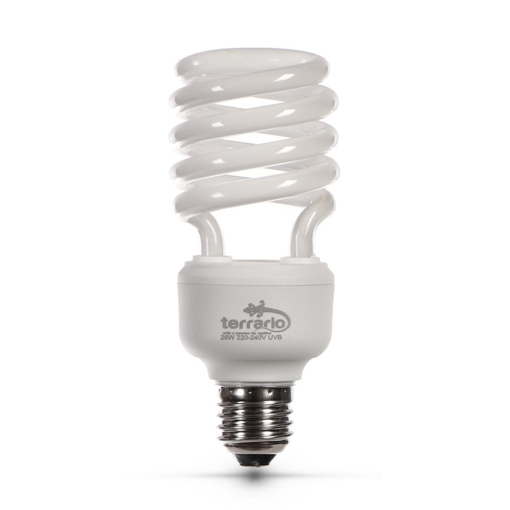 Uvb 5.0 Bulb for Tropical Terrarium Reptiles Amphibians 26W Spiral