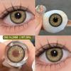 Eyeshare Colored Contact Lenses Light Blue Contact Lenses Cyan Colored Contact Lenses Brown Natural Lenses Colored Cosmetic Green Lenses 1 Pair