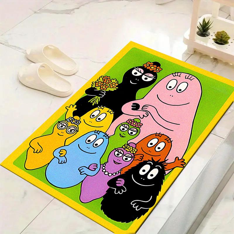 The Barbapapa family Carpet Rug for Living Room Bedroom Home Sofa Decoration,Kids play Non-slip Floor Mat