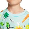 Nike Футболка с коротким рукавом и круглым вырезом с буквенным принтом, детские топы, цвет Ice-Blue FQ0705-346