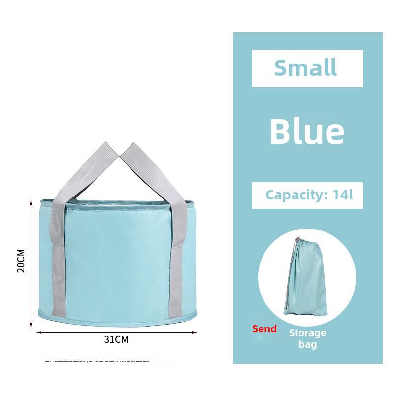 Складная дорожная ванночка для ног: Портативный, изолированный, сверхглубокий дизайн для защиты икр; Универсальное решение для домашних ванночек для ног.