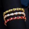 WWJ Luxury Wedding Jewelry Cubic Zirconia Tennis Bracelets Bangle