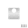 Thickened Cabinet Door Hinge Installation Plate Cupboard Door Hinge Mounting Plate  Household Tools