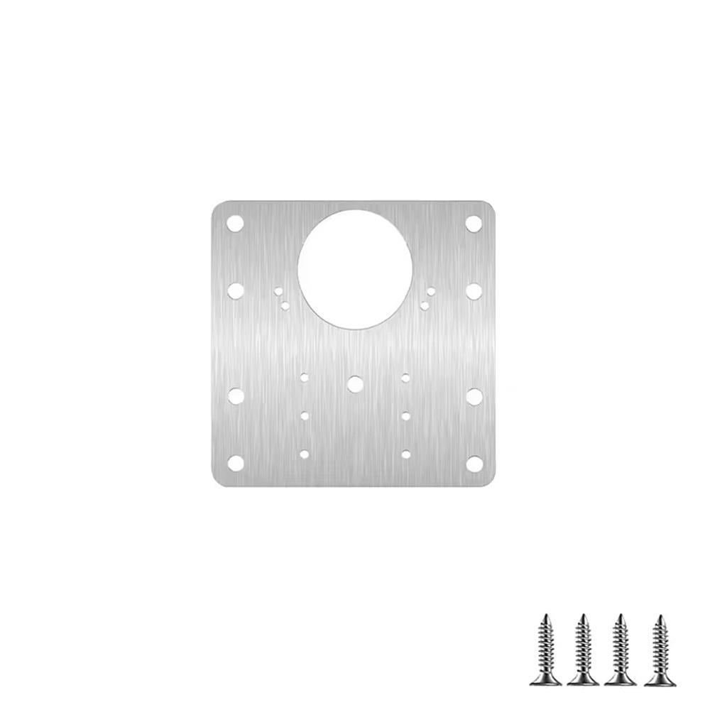 Thickened Cabinet Door Hinge Installation Plate Cupboard Door Hinge Mounting Plate Household Tools