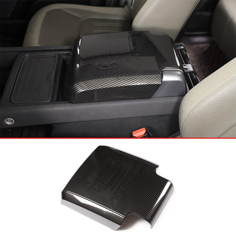 Для Land Rover Defender 90 110 130-2023 ABS углеродное волокно автомобильный подлокотник ящик для хранения крышка отделка наклейки автомобиля