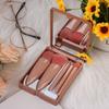 5Pcs Makeup Brushes Set Cosmetic Eye Shadow Foundation Blush Blending Professional Make Up Brush Tool