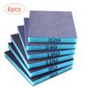 6PCS Sanding Sponge Set 60-320 Grit Coarse Medium Fine Washable Reusable Wet Dry Blocks for Wood Metal Glass Furniture Paint