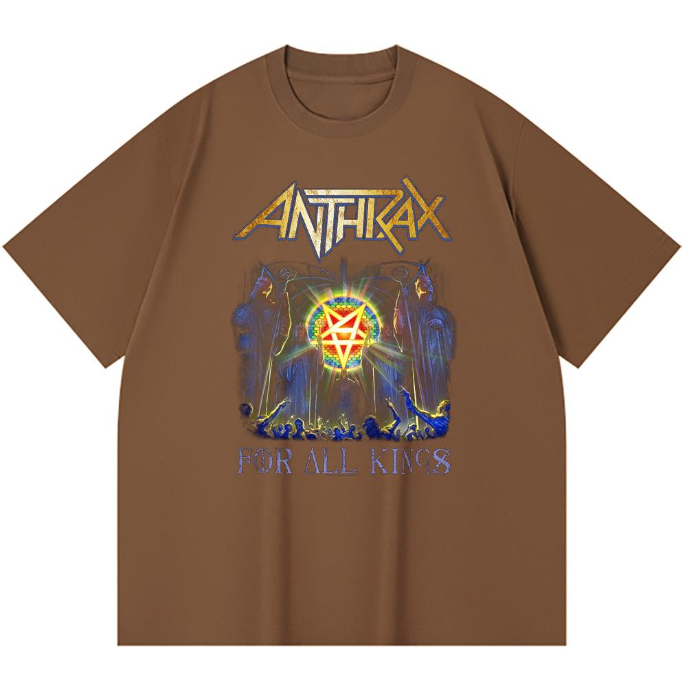 Хлопковая футболка плотностью 230 г/м² 100% Хлопок Heavy Metal Футболка с принтом рок-группы Популярная музыка Унисекс Тяжелая хлопковая футболка